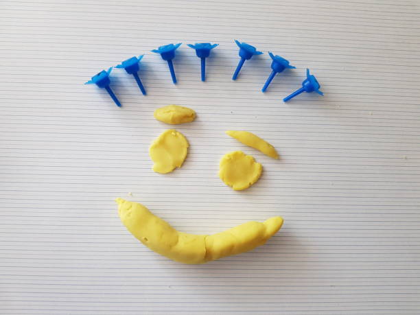 istock Fanny face made of modeling clay 1145619884