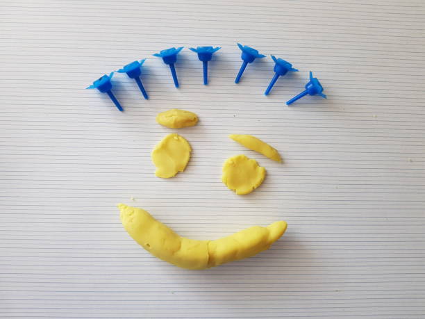 istock Fanny face made of modeling clay 1145619917