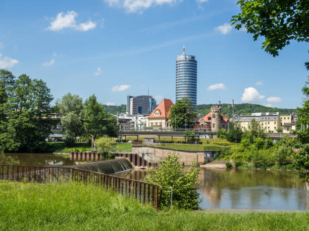 Skyline from Jena in East Germany