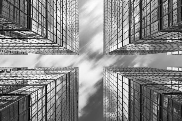 istock Exterior of modern architecture. building abstract background 1145621693