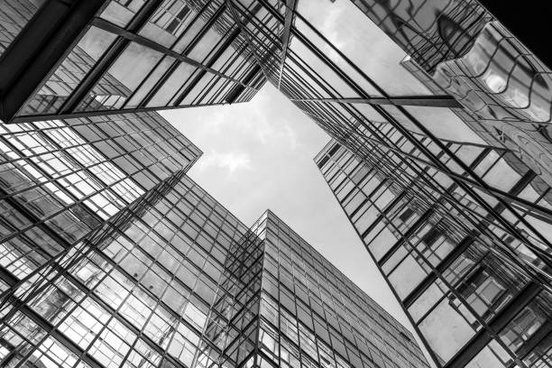 istock Exterior of modern architecture. building abstract background 1145622265