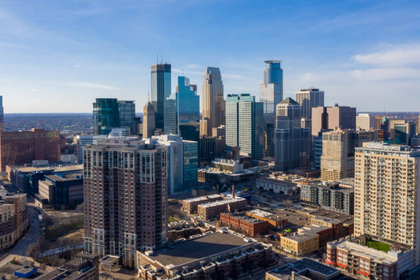 istock Minneapolis, Minnesota - Aerial 1145622681