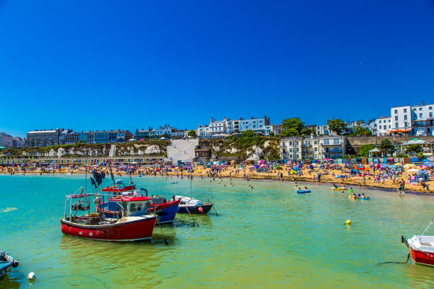 istock Amazing British summer Viking Bay  England 1145628260