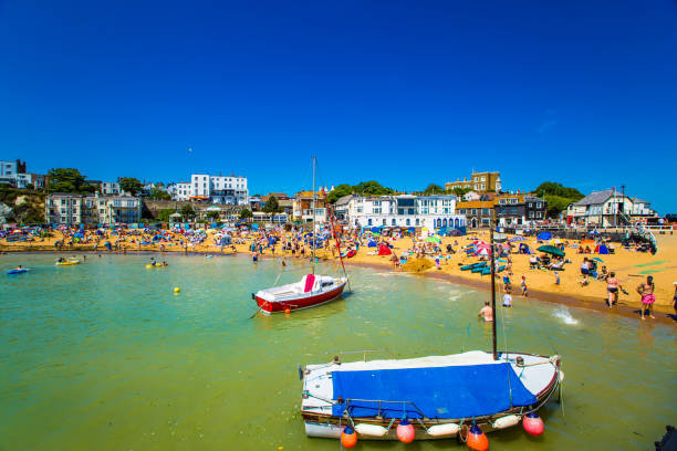 istock Amazing British summer Viking Bay  England 1145629199