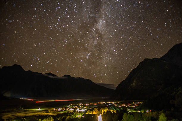 istock Mountain and the milky way 1145632434