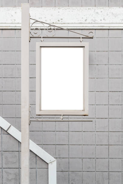 istock Blank Building label in front of the building 1145633661