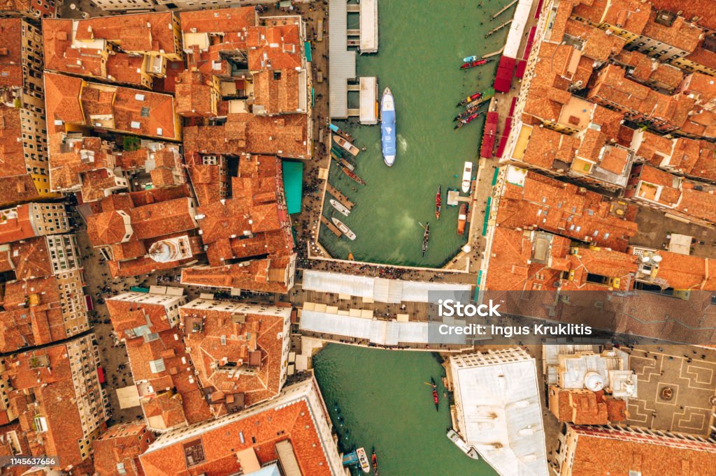 Beautiful Venice View From Above Stock Photo - Download Image Now ...