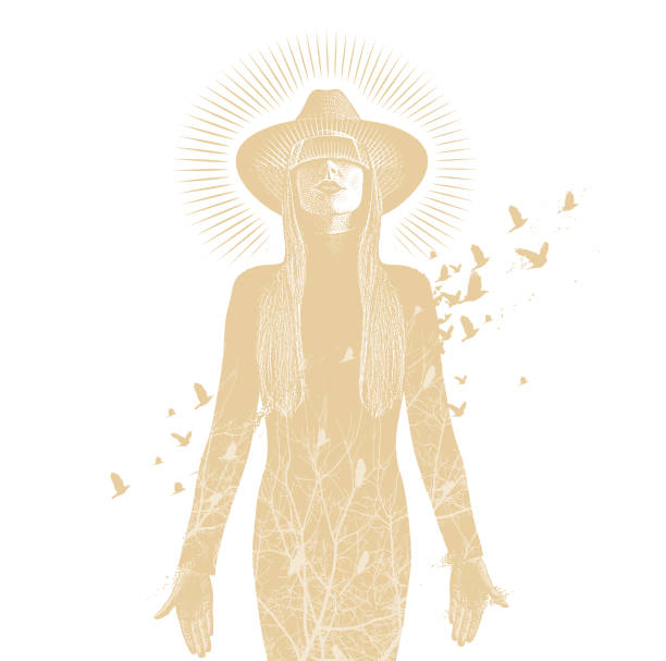 istock Multiple exposure of a Beautiful woman using virtual reality headset to connect with nature 1145639539