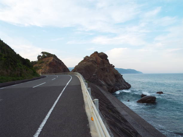 istock Kyushu Miyazaki Nichinan Ume seaside drone 1145641118