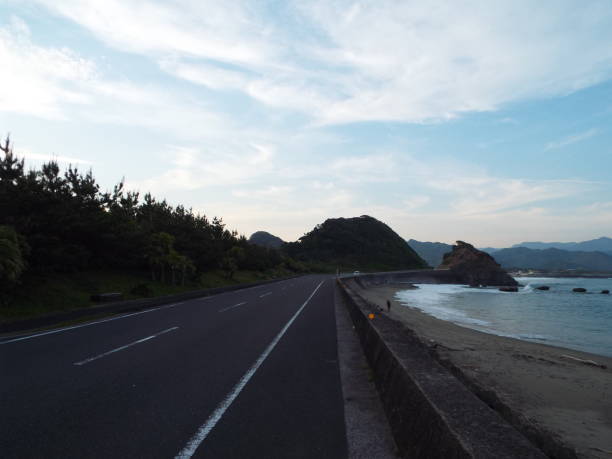istock Kyushu Miyazaki Nichinan Ume seaside drone 1145641171