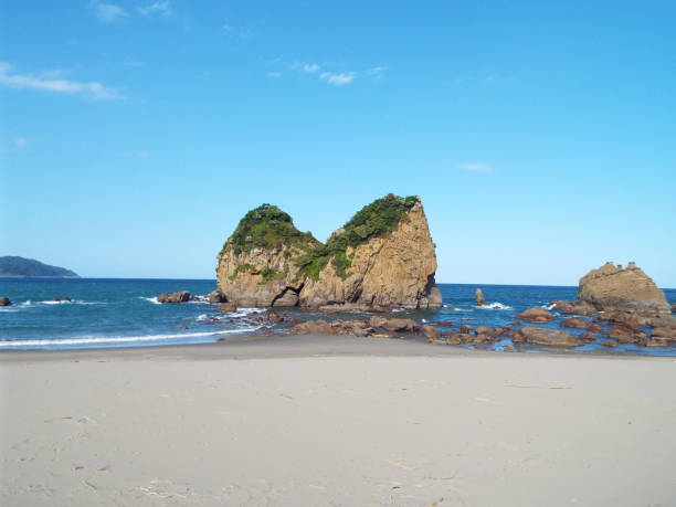 istock Kyushu Miyazaki Nichinan Ume seaside drone 1145641318