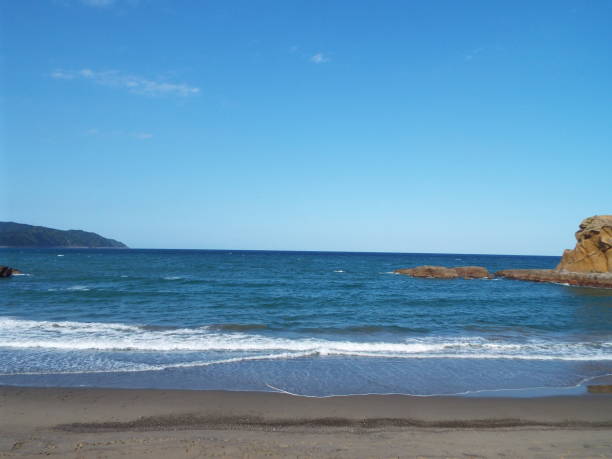 istock Kyushu Miyazaki Nichinan Ume seaside drone 1145641356