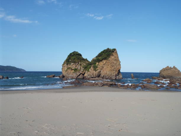 istock Kyushu Miyazaki Nichinan Ume seaside drone 1145641381