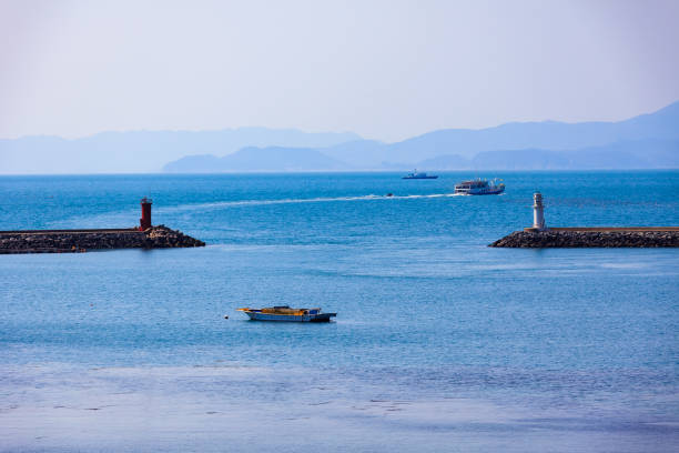 istock Blue Sea and Island 1145646164
