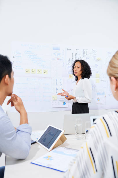 istock Fnancial manager talking about new business strategy 1145647395