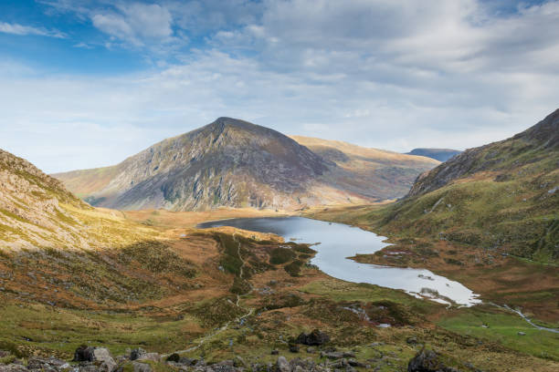 istock Idwal Lake with Pen Yr Ole Wen mountain 1145652536