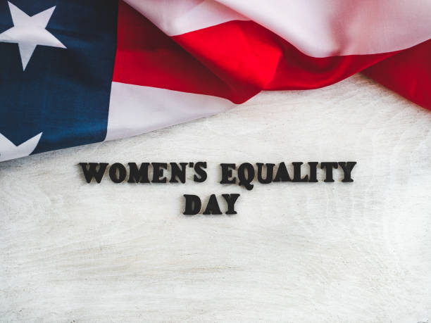 Beautiful card for Women's Equality Day. Close-up Beautiful card for Women's Equality Day. Wooden letters with a congratulatory inscription on a white background. Close-up, top view. Congratulations for loved ones, relatives, friends and colleagues 2590 stock pictures, royalty-free photos & images