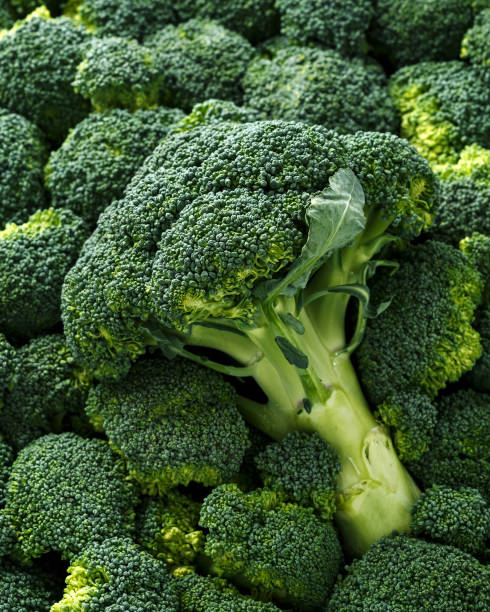 istock Healthy Fresh Green raw Broccoli. background, texture. 1145658659