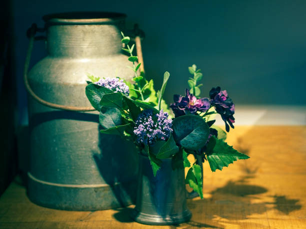 istock Flowers and Milk Can decoration 1145660572