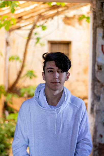 istock Young boy in abandoned house 1145667218