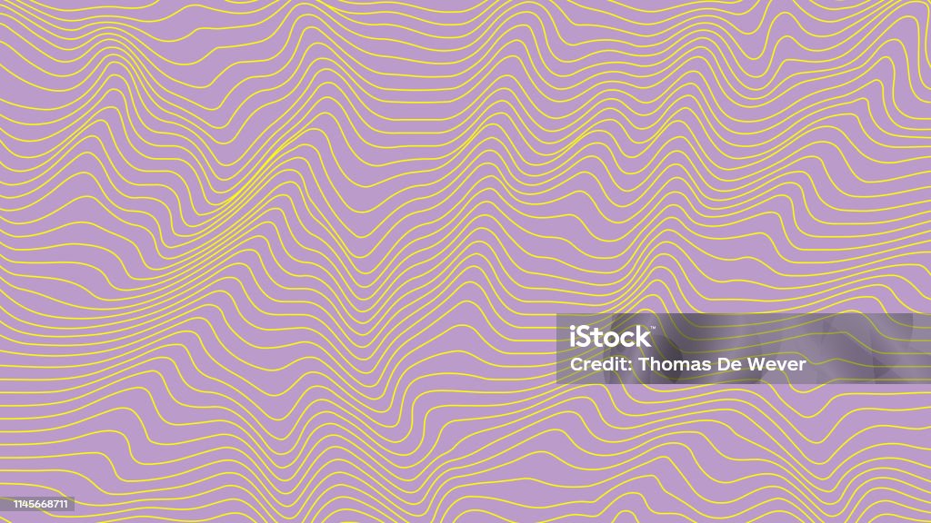 Abstract Pattern Curvy Colorful Curvy Geometric Lines Wave Pattern Texture On Colorful ...