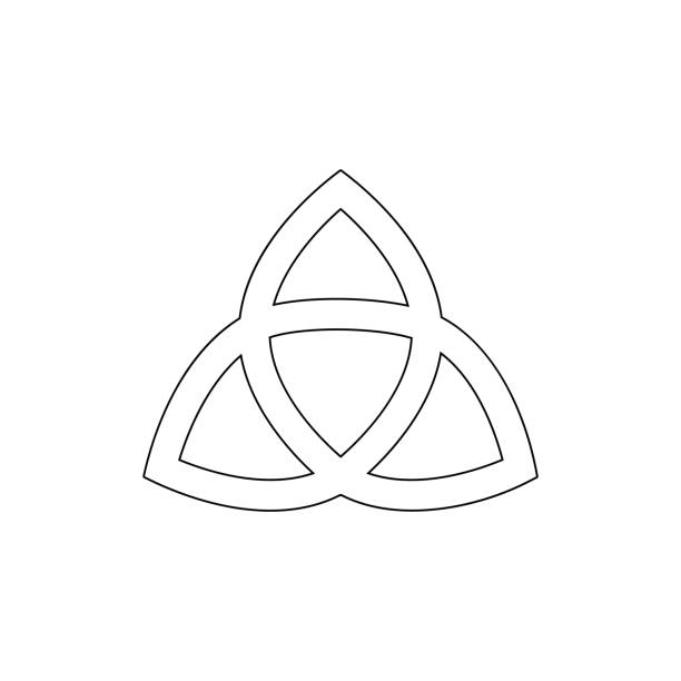 religion symbol, paganism outline icon. Element of religion symbol illustration. Signs and symbols icon can be used for web, logo, mobile app, UI, UX religion symbol, paganism outline icon. Element of religion symbol illustration. Signs and symbols icon can be used for web, logo, mobile app, UI, UX on white background celtic culture celtic style star shape symbol stock illustrations