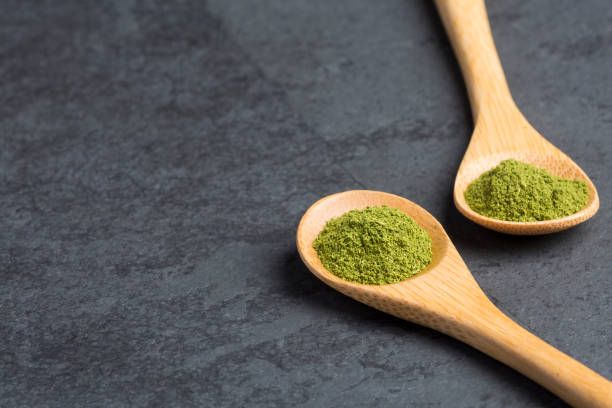 istock Moringa powder in the spoons - Moringa oleifera 1145673852