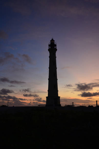 istock Towering California Lighthouse in Aruba 1145674511