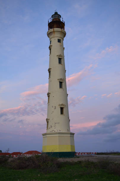 istock Towering California Lighthouse in Aruba 1145674540