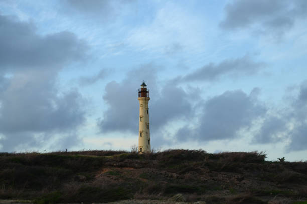 istock Towering California Lighthouse in Aruba 1145674544