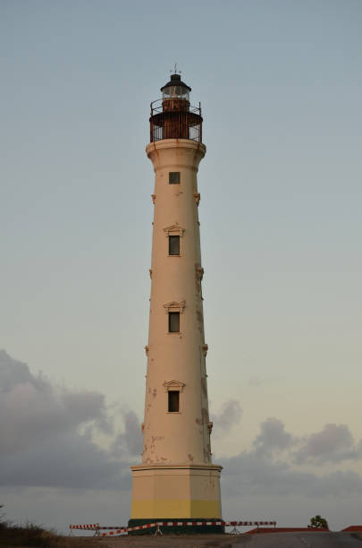 istock Towering California Lighthouse in Aruba 1145674595