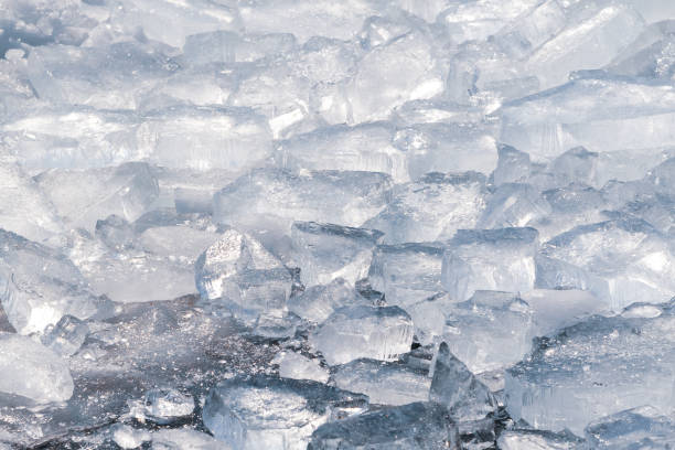 istock Pile of ice. 1145681314