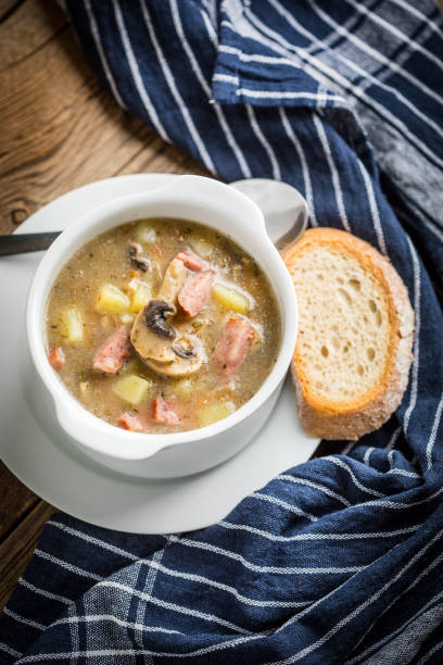 istock The sour soup made of rye flour. 1145687456