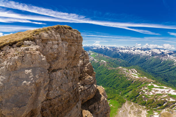 istock Mountain summer. Sunny day. Rocky route 1145690108