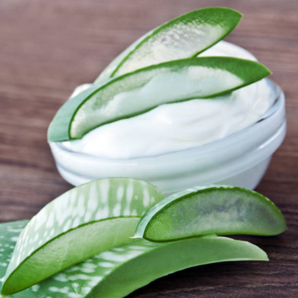 istock Aloe vera skin care cream 1145690230