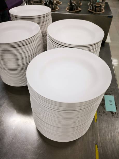 istock Commercial kitchen showing dishes 1145691374