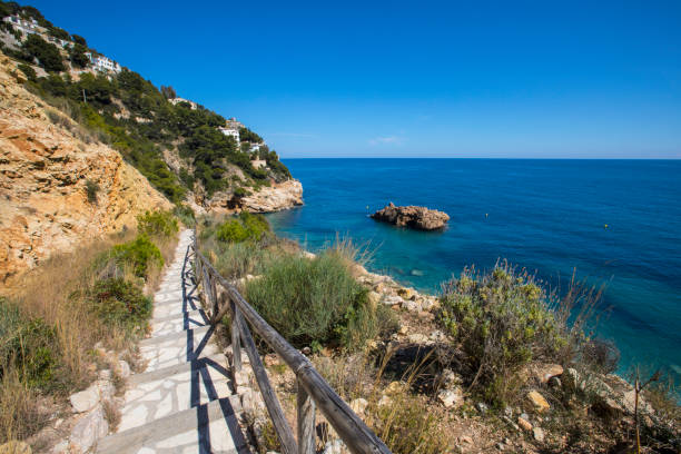 istock Ambolo Beach, also known as Playa Ambolo, in Javea, Spain 1145692527