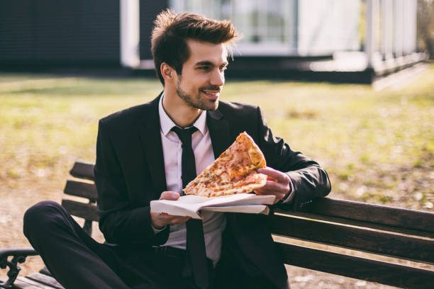 istock Elegant businessman on a lunch break 1145697262