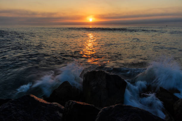 istock Sunrise at Wells Beach Maine 1145698406