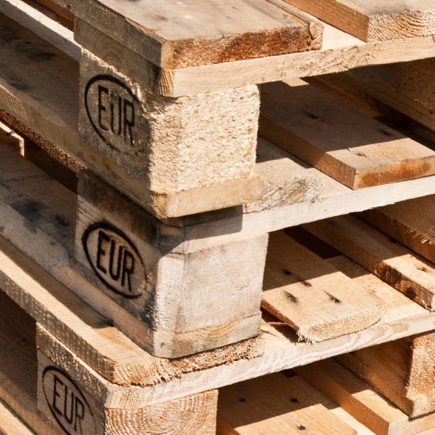 Wooden Euro Palettes background