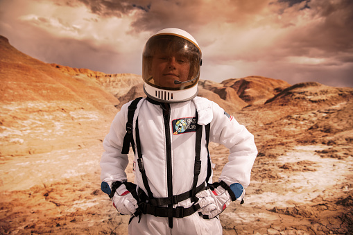 Astronaut, Cosmonaut, USA, Mars - Planet