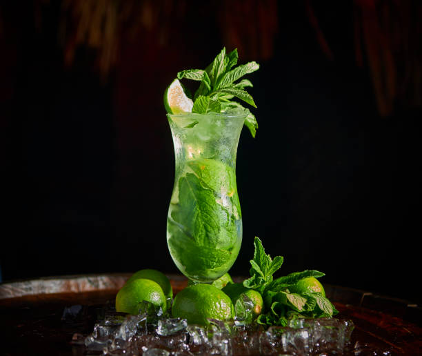 VODKA LIME MOJITO stock photo