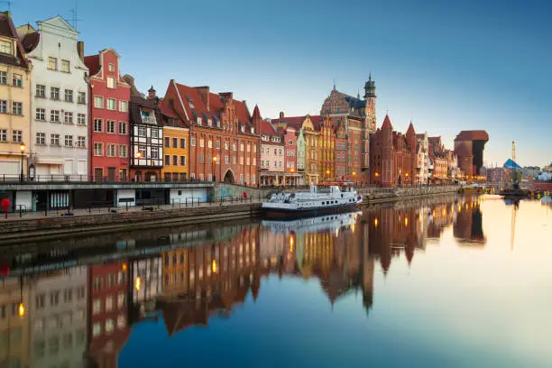 Gdansk. Port city on the Baltic coast of Poland.