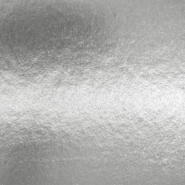 istock Silver foil shiny metal texture background wrapping paper for wall paper decoration element 1145727529
