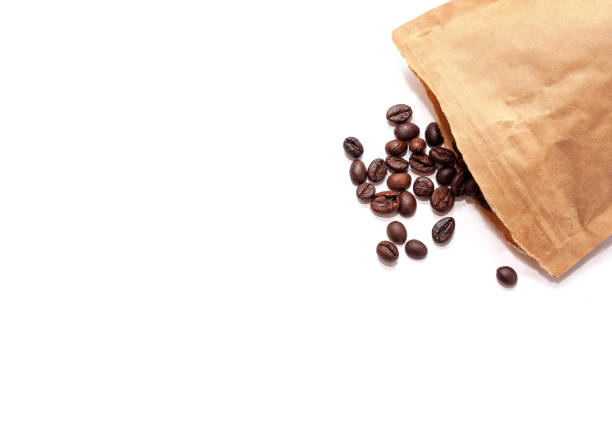 istock Coffee beans isolated on white background close up 1145730006