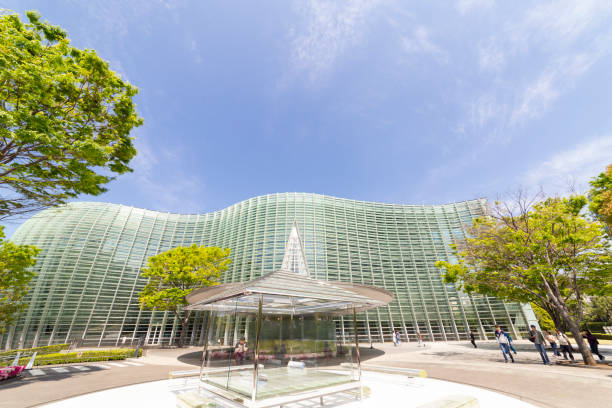 Minato, Tokyo, Japan-April 20, 2019: The National Art Center, Tokyo: The National Art Center is a museum in Roppongi, Minato, Tokyo, Japan. The building has been designed by Kisho Kurokawa.