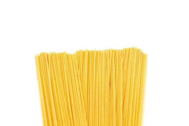 istock Pasta isolated on white background, close-up. Cooking 1145737236