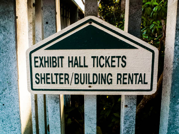 istock Exhibit Hall and Shelter Sign 1145738839