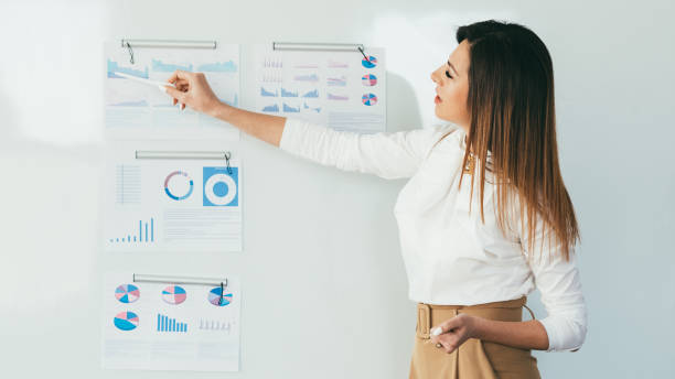 istock business lady presentation analysis infographics 1145738973