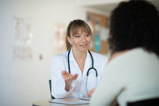 istock Doctor speaking to patient 1145741458